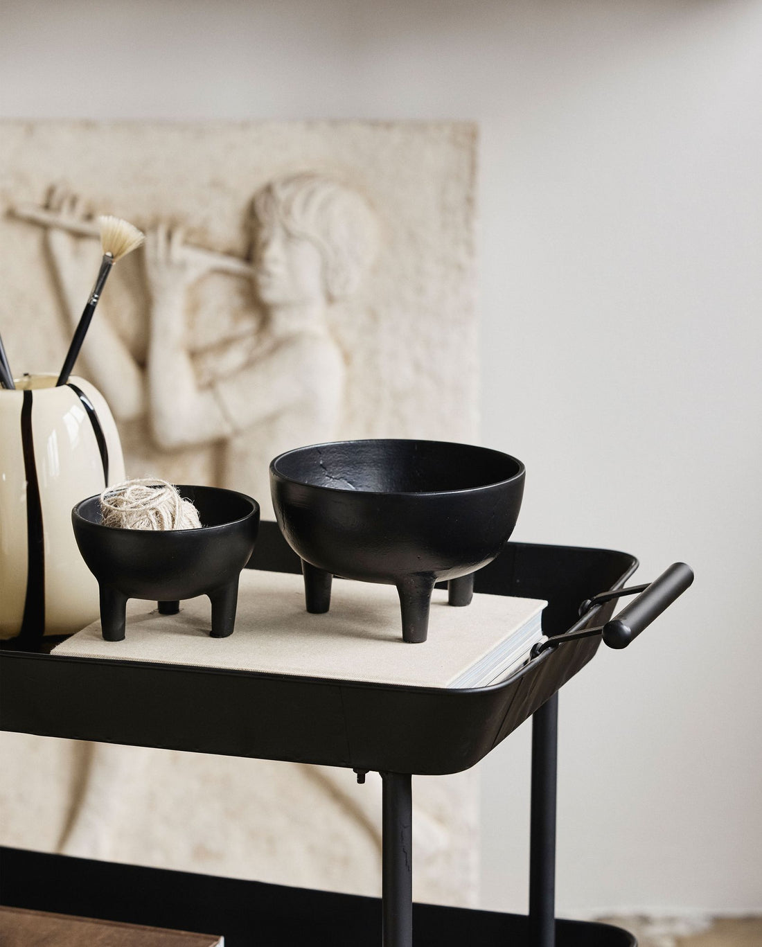 Lamu -Schüssel zur Lagerung - Ø13 cm - Schwarz