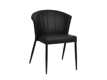 Esstischstuhl Thor Black Pu