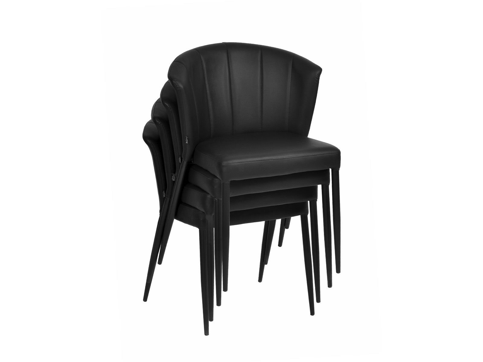 Esstischstuhl Thor Black Pu