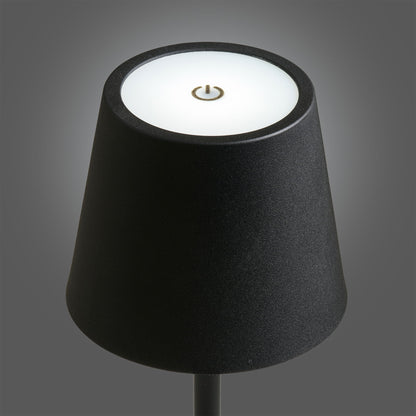 Bradford Tischlampe - Tischlampe, Metall, wiederaufladbar, schwarz