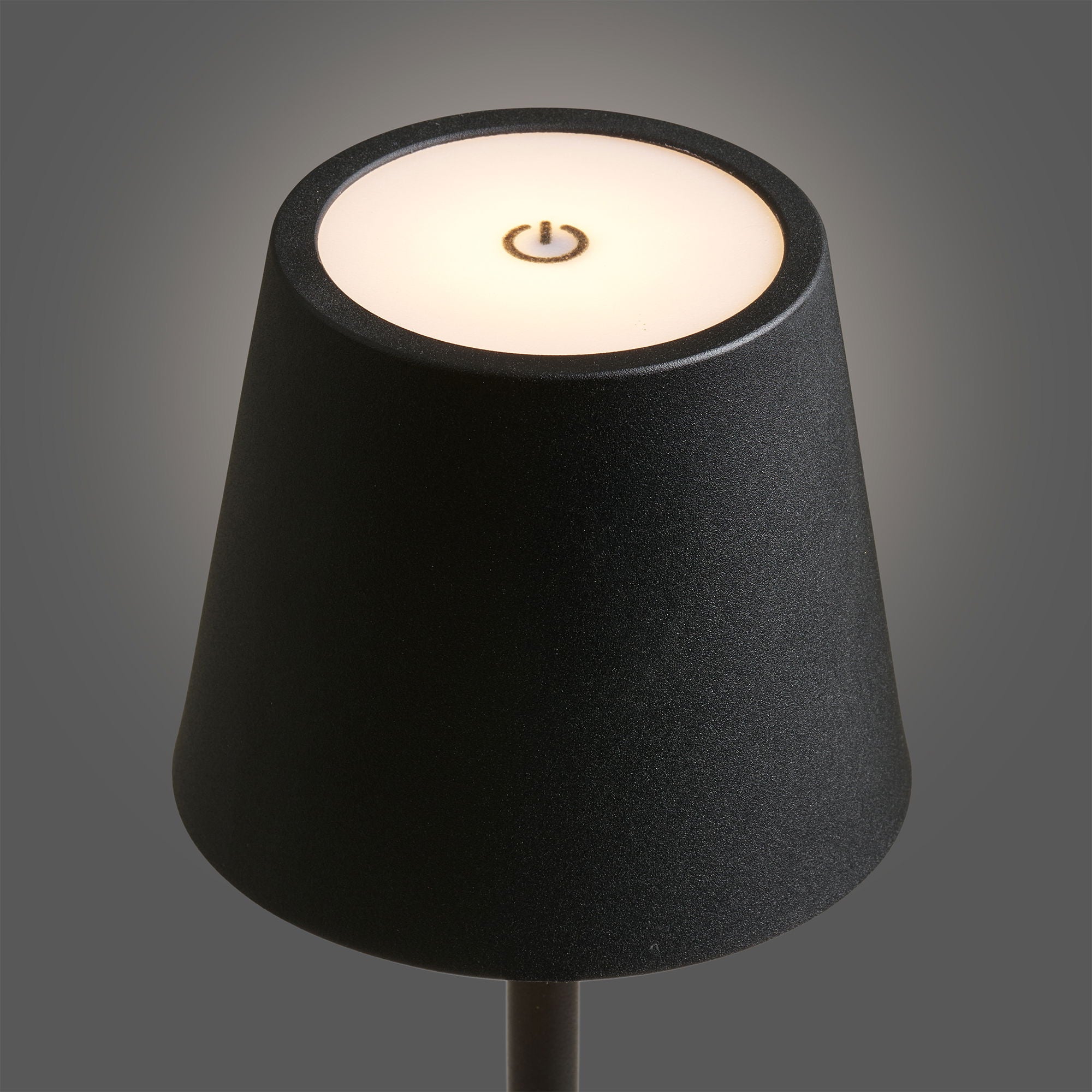 Bradford Tischlampe - Tischlampe, Metall, wiederaufladbar, schwarz