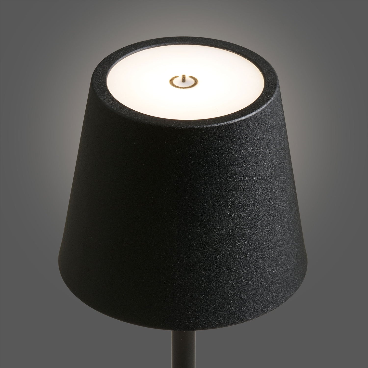 Bradford Tischlampe - Tischlampe, Metall, wiederaufladbar, schwarz