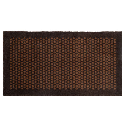 Nachrichten - Teppich/Muss 67 x 120 cm - Punkt/Cognac -Dark Brown