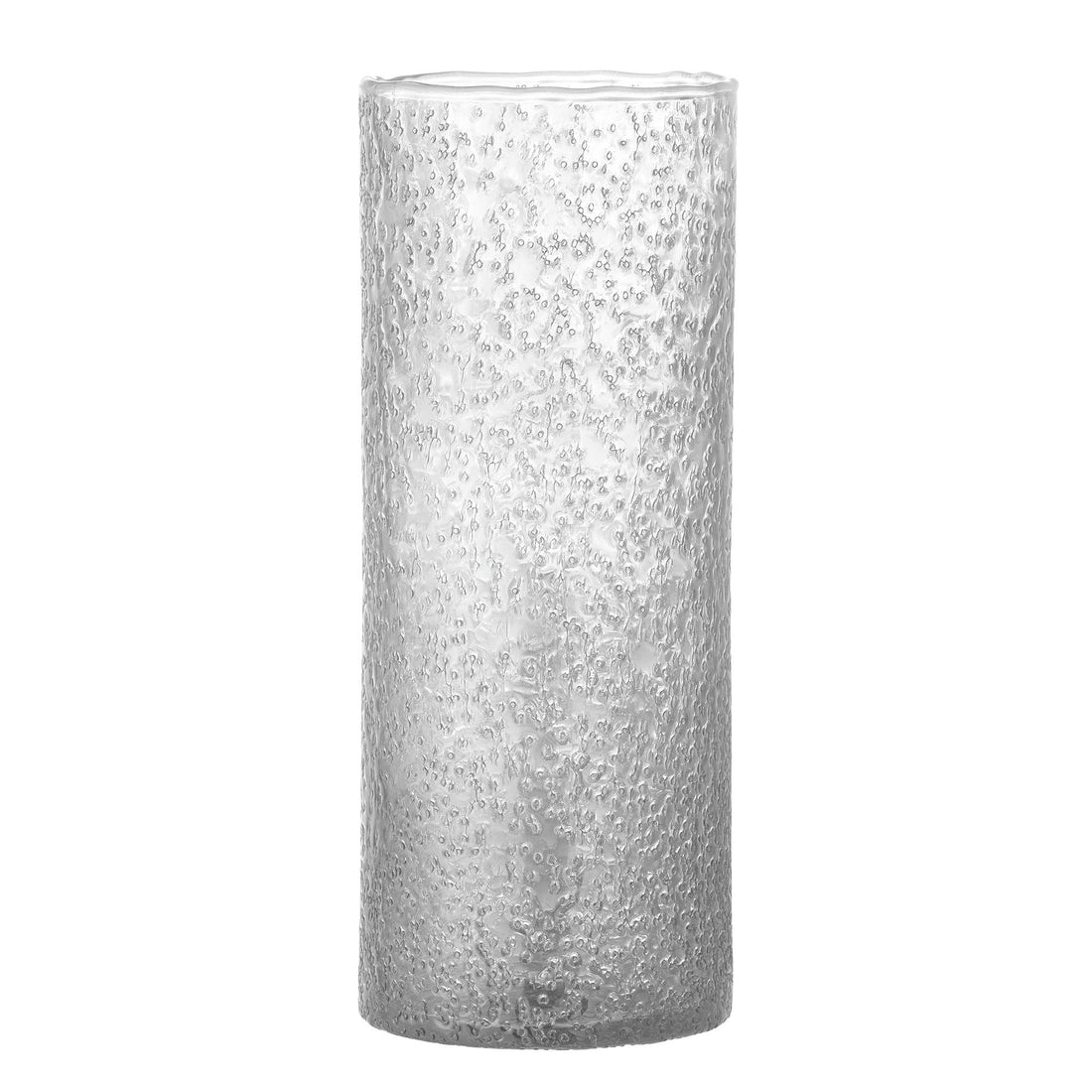 Bloomingville Zenta Vase, Read, recyceltes Glas