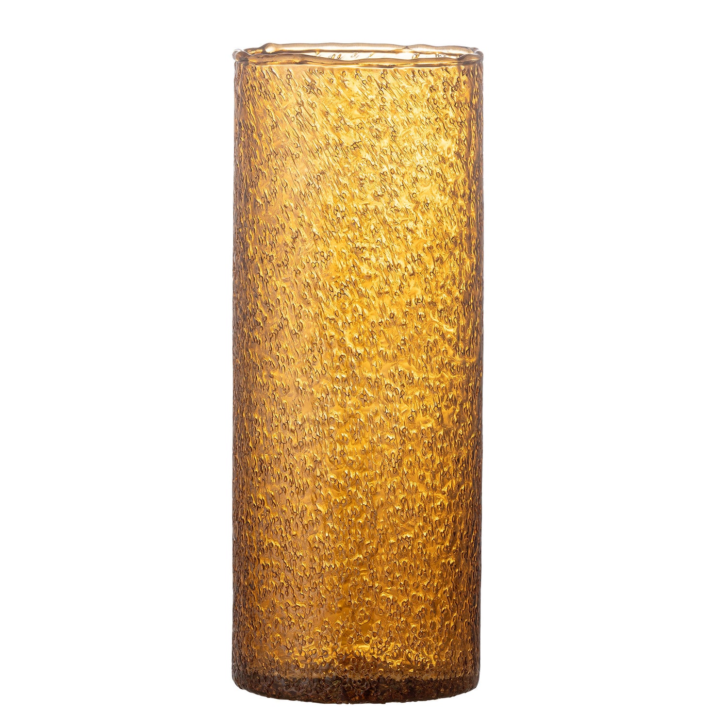 Bloomingville Zenta Vase, braun, recyceltes Glas