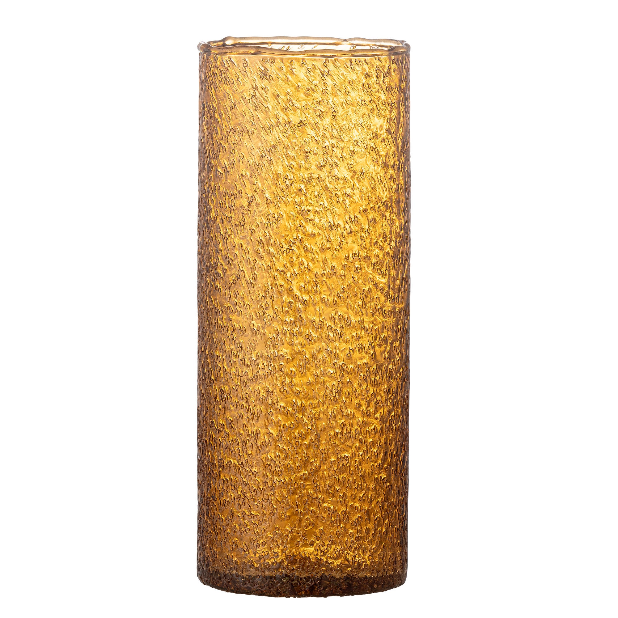 Bloomingville Zenta Vase, braun, recyceltes Glas