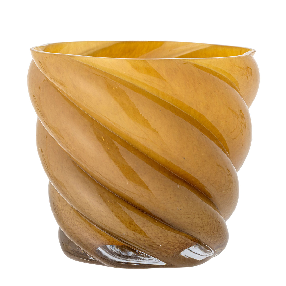 Bloomingville Callo Kräutertopf Hjules, Gelb, Glas