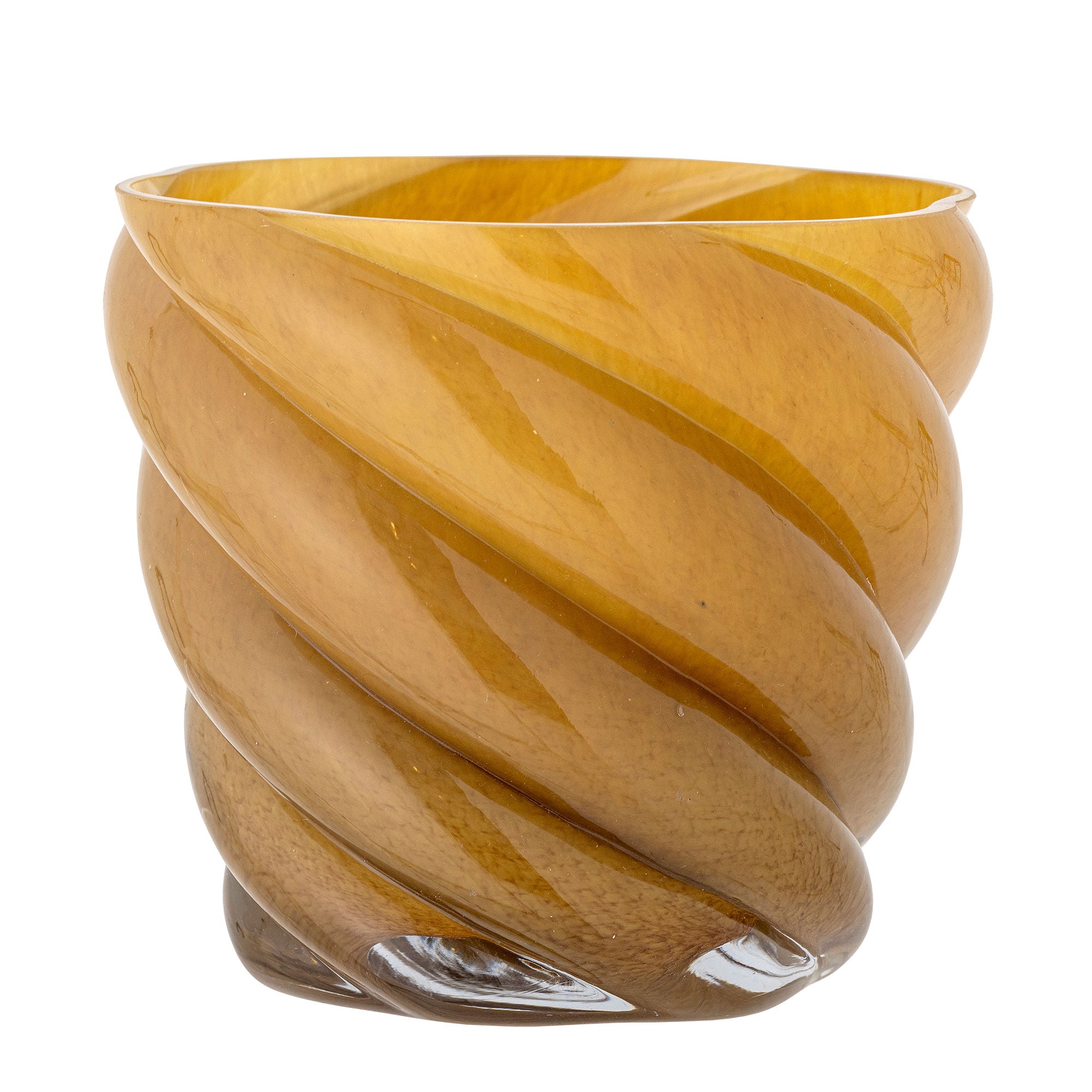 Bloomingville Callo Kräutertopf Hjules, Gelb, Glas