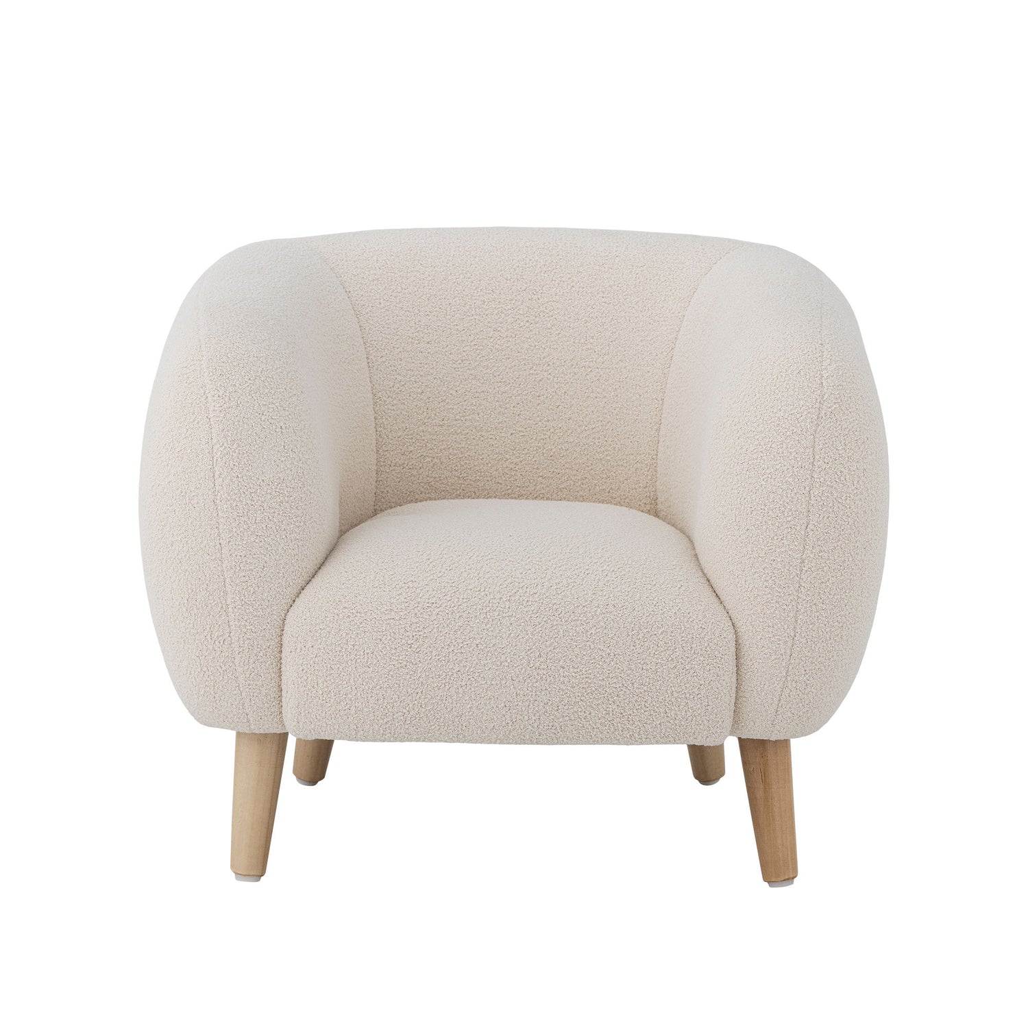 Bloomingville Mini Cade Stuhl, Weiß, Polyester