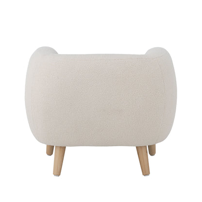 Bloomingville Mini Cade Stuhl, Weiß, Polyester