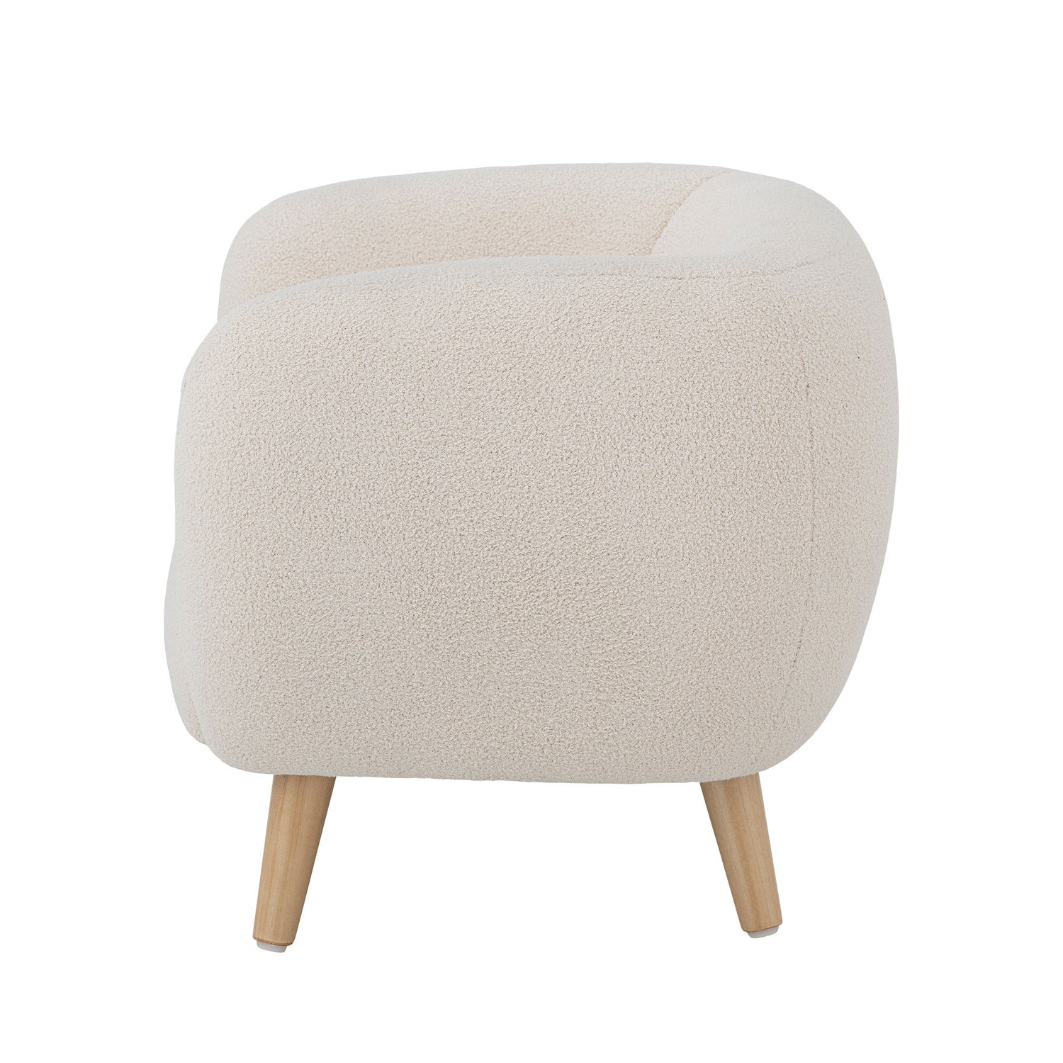 Bloomingville Mini Cade Stuhl, Weiß, Polyester