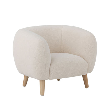 Bloomingville Mini Cade Stuhl, Weiß, Polyester