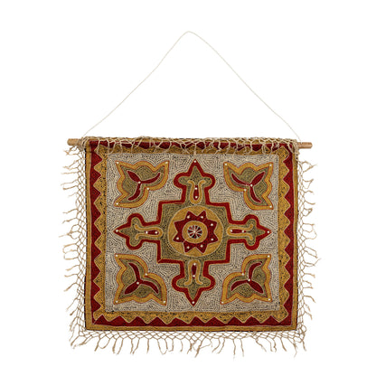 Kreative Sammlung Mogulwanddekoration, Rot, Baumwolle