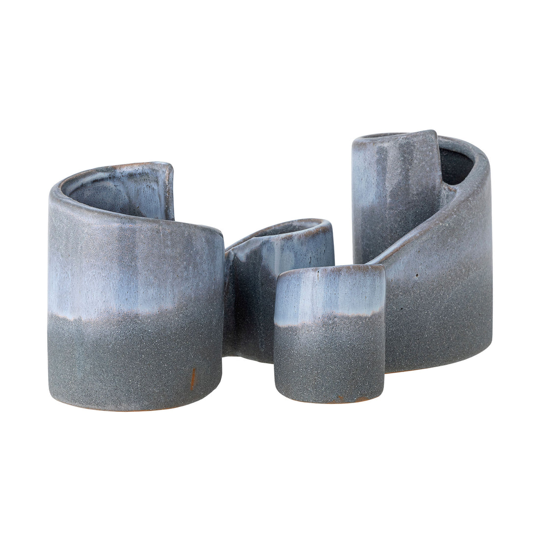 Kreative Kollektion Meliad Book Support, Blue, Steinzeug