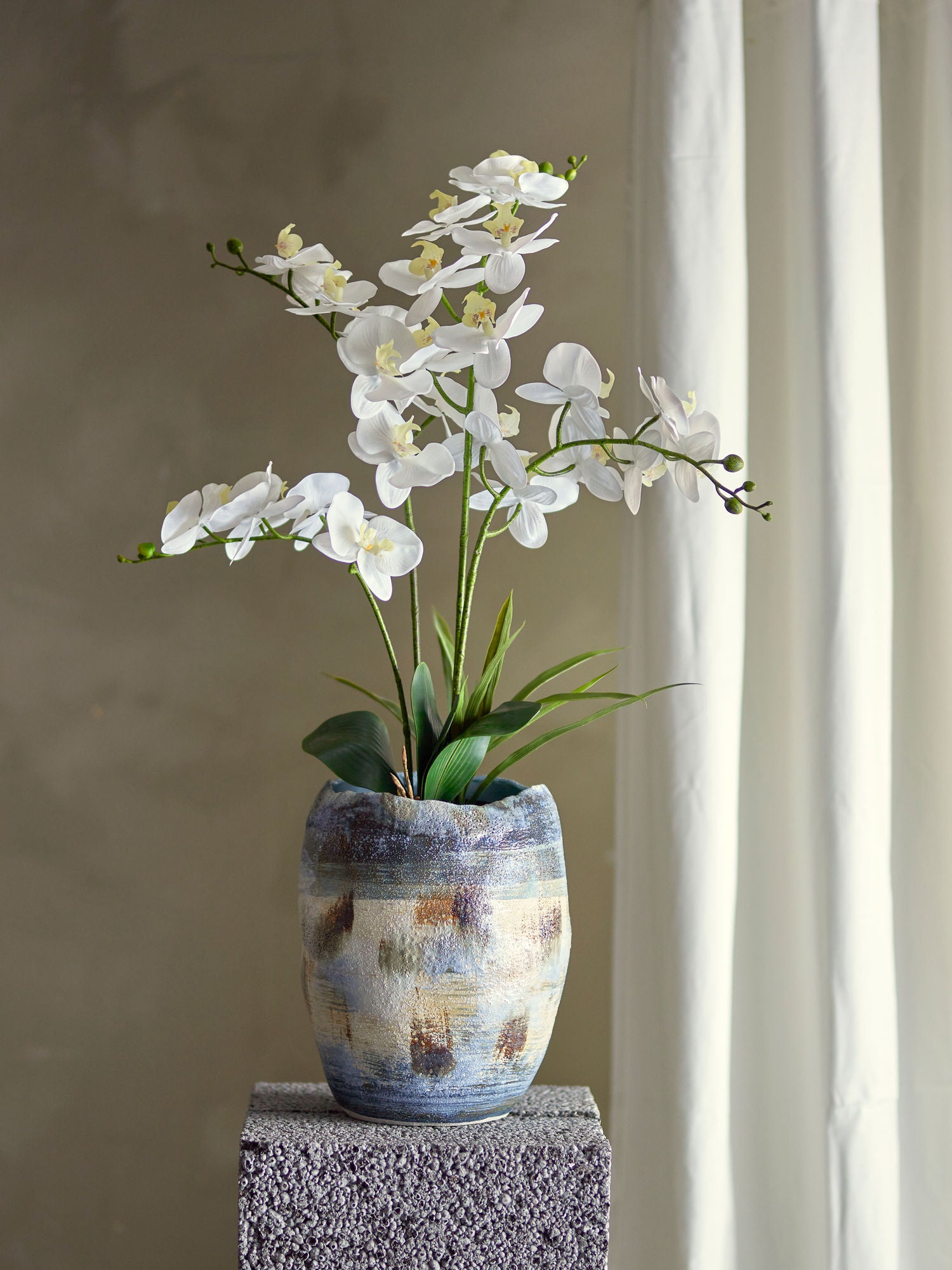 Bloomingville Orchideenpflanze, grüne, künstliche Blumen