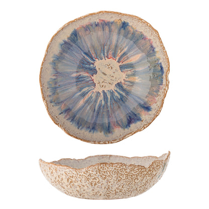 Bloomingville Amalia Bowl, Blau, Steinzeug
