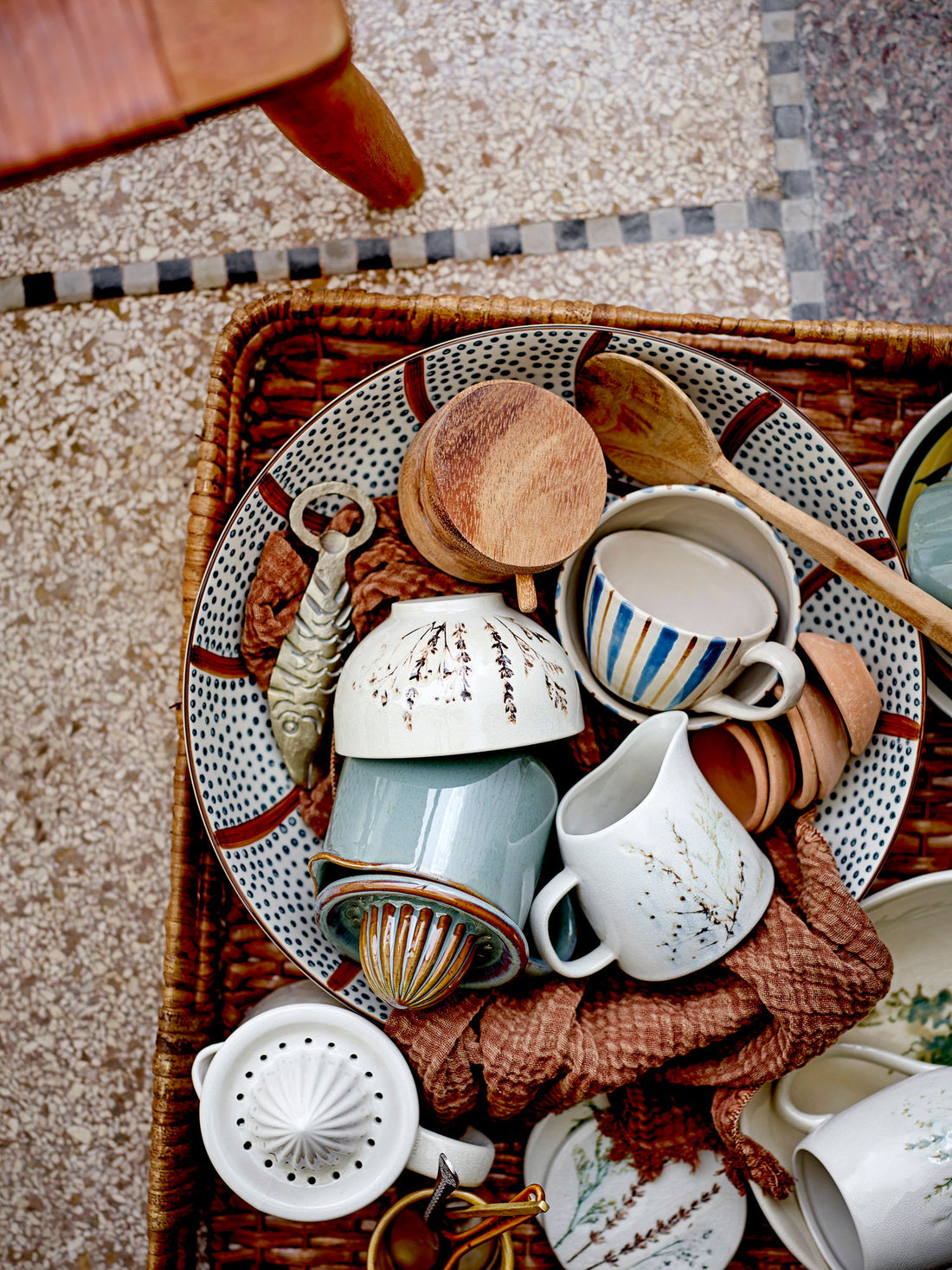 Bloomingville Bea Tischservice Set, Natur, Steinzeug