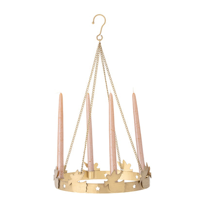 Bloomingville Elmir AdventStage, Gold, Metall
