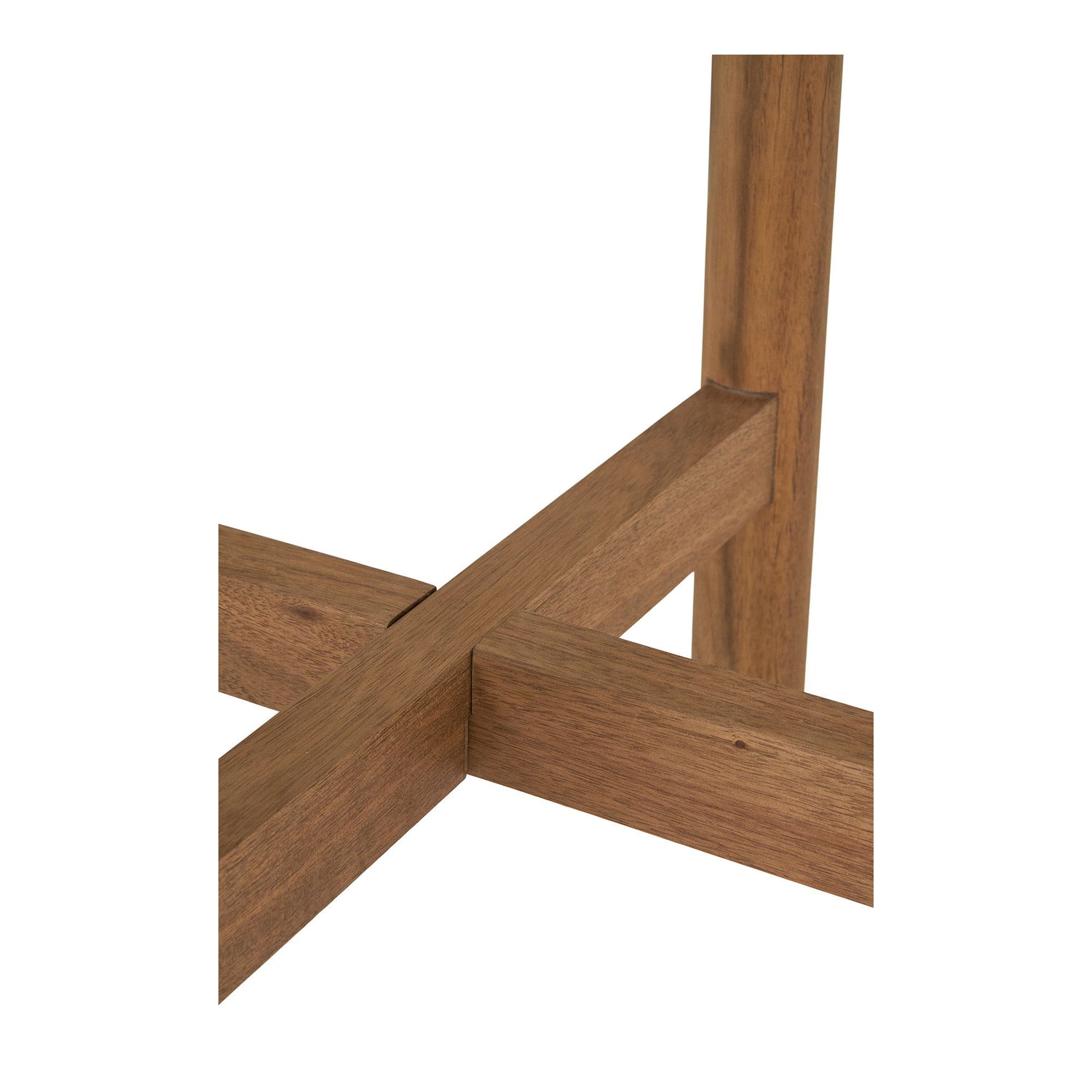 Seitentisch, Akazie/Terazzo, Natur&lt;br&gt;Ø37x46 cm