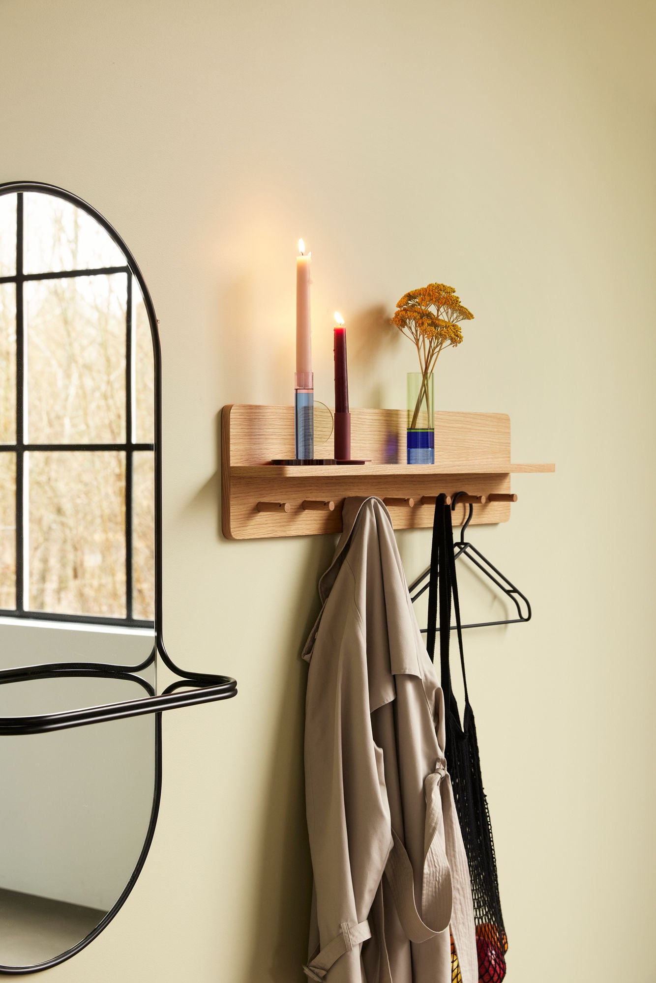 Space Garderobe Groß Natur - 80x12xh20cm