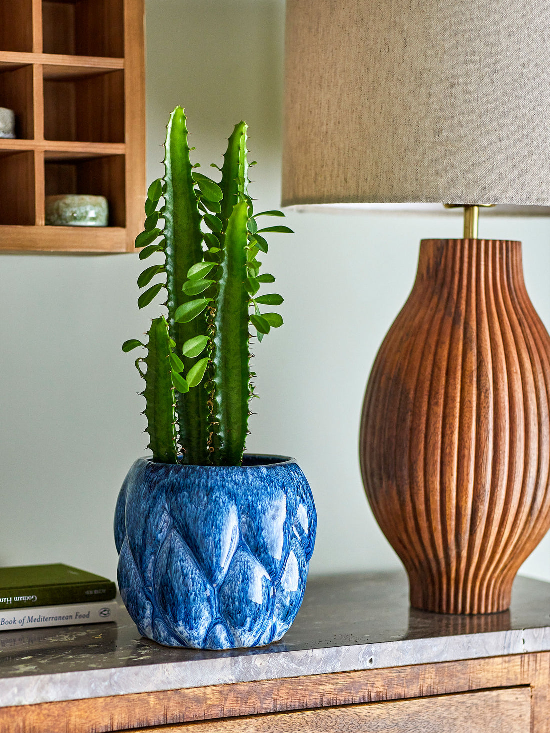 Kreative Kollektion Posey Kräuterhörer, blau, Steinzeug