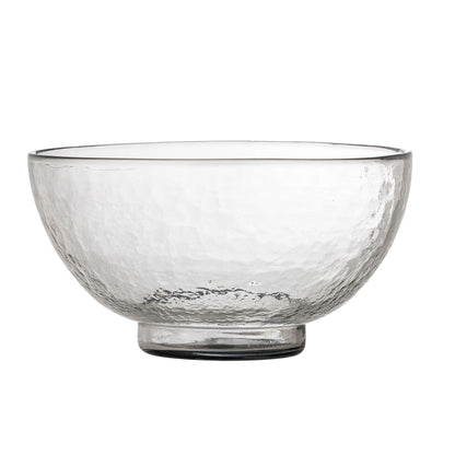 Bloomingville Taro Bowl, klar, recyceltes Glas