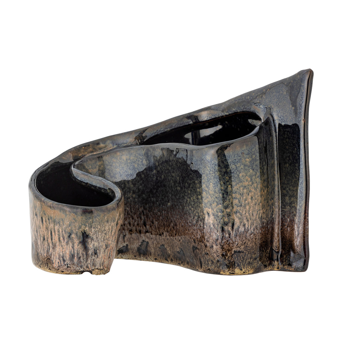 Kreative Kollektion Phil Deko, Brown, Steinzeug