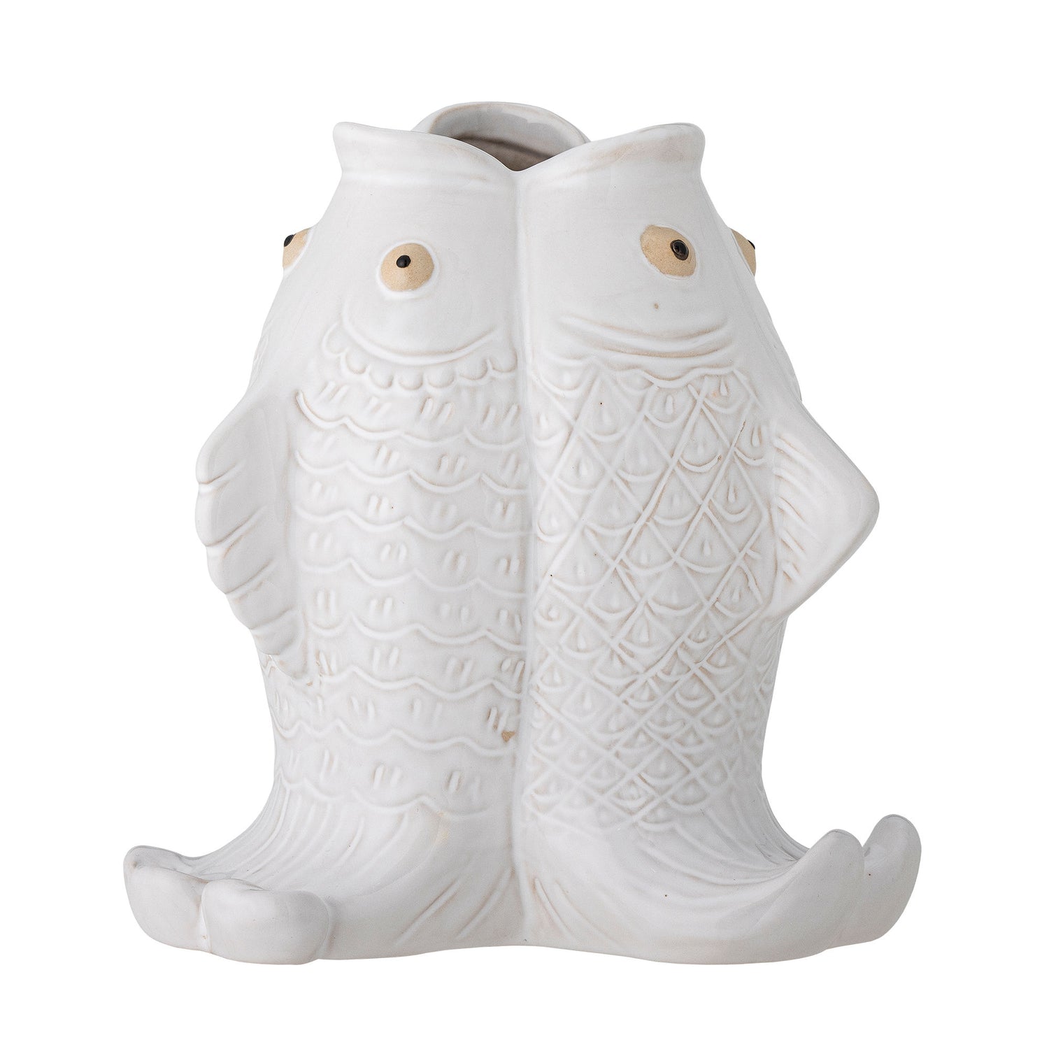 Kreative Sammlung Fili Vase, Weiß, Steinzeug