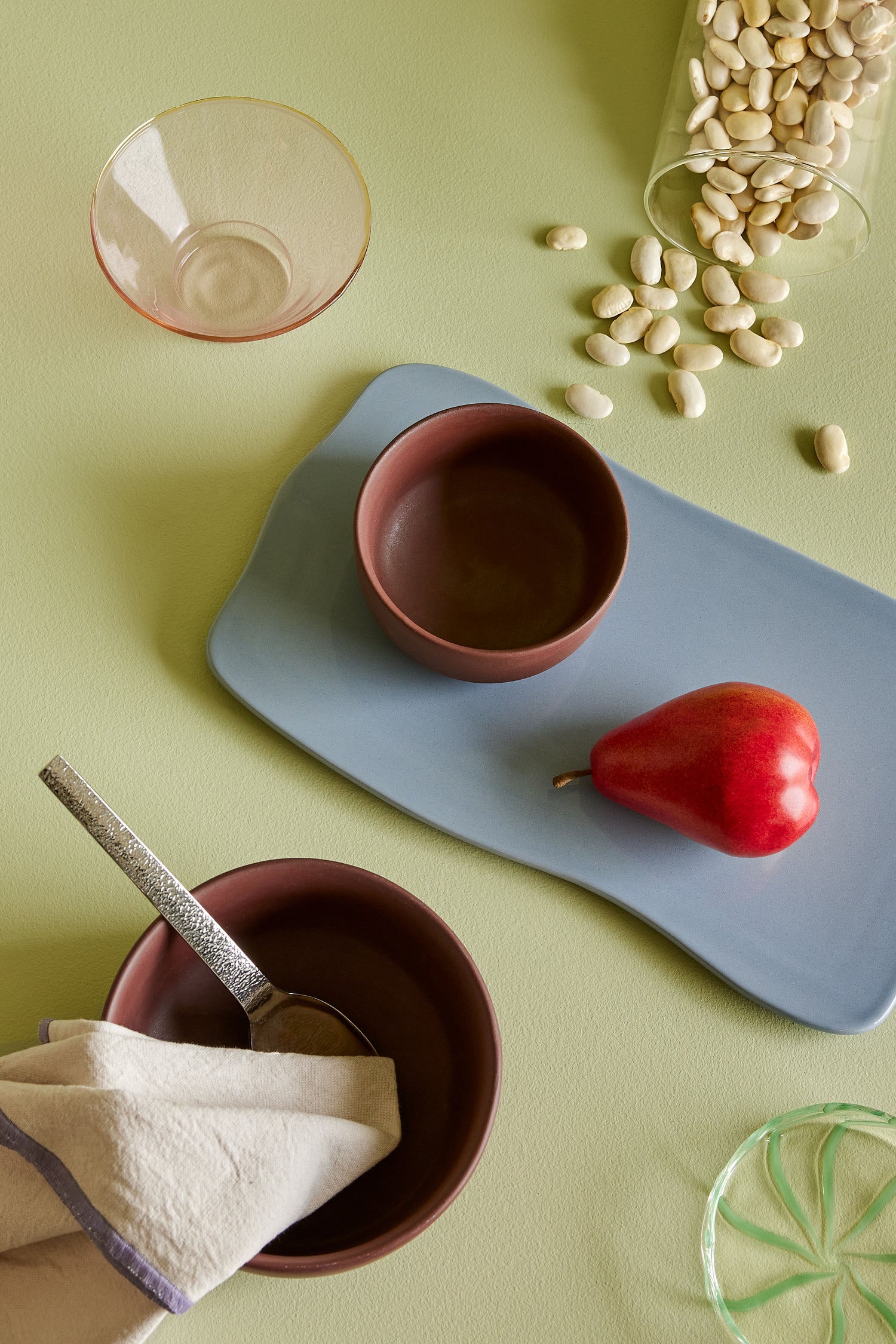 Tonschalen Braun (2er-Set) – ø11xh6, ø15xh8cm