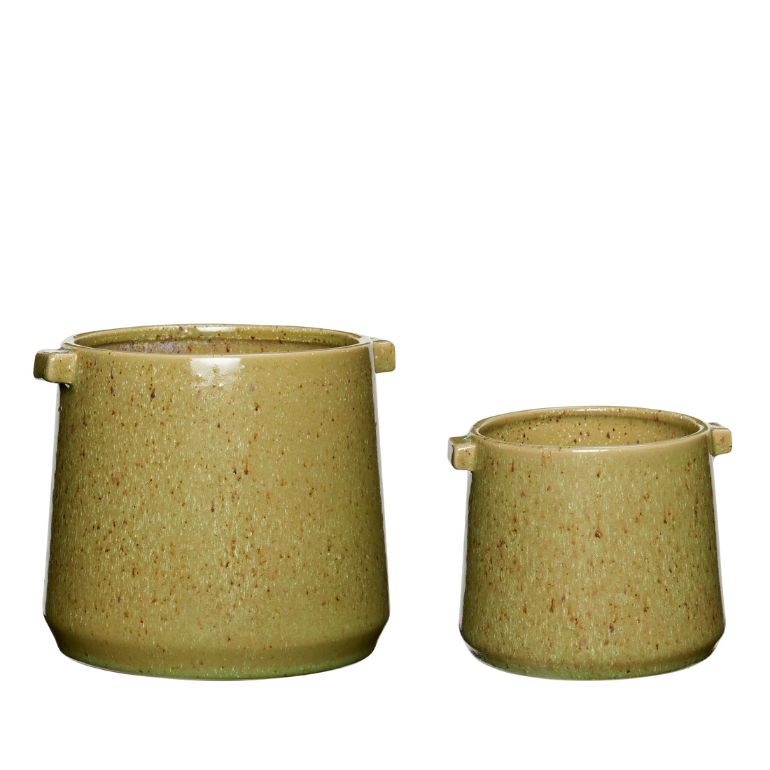 Vibe Pot Green (2er-Set) – ø17xh14, ø22xh19cm
