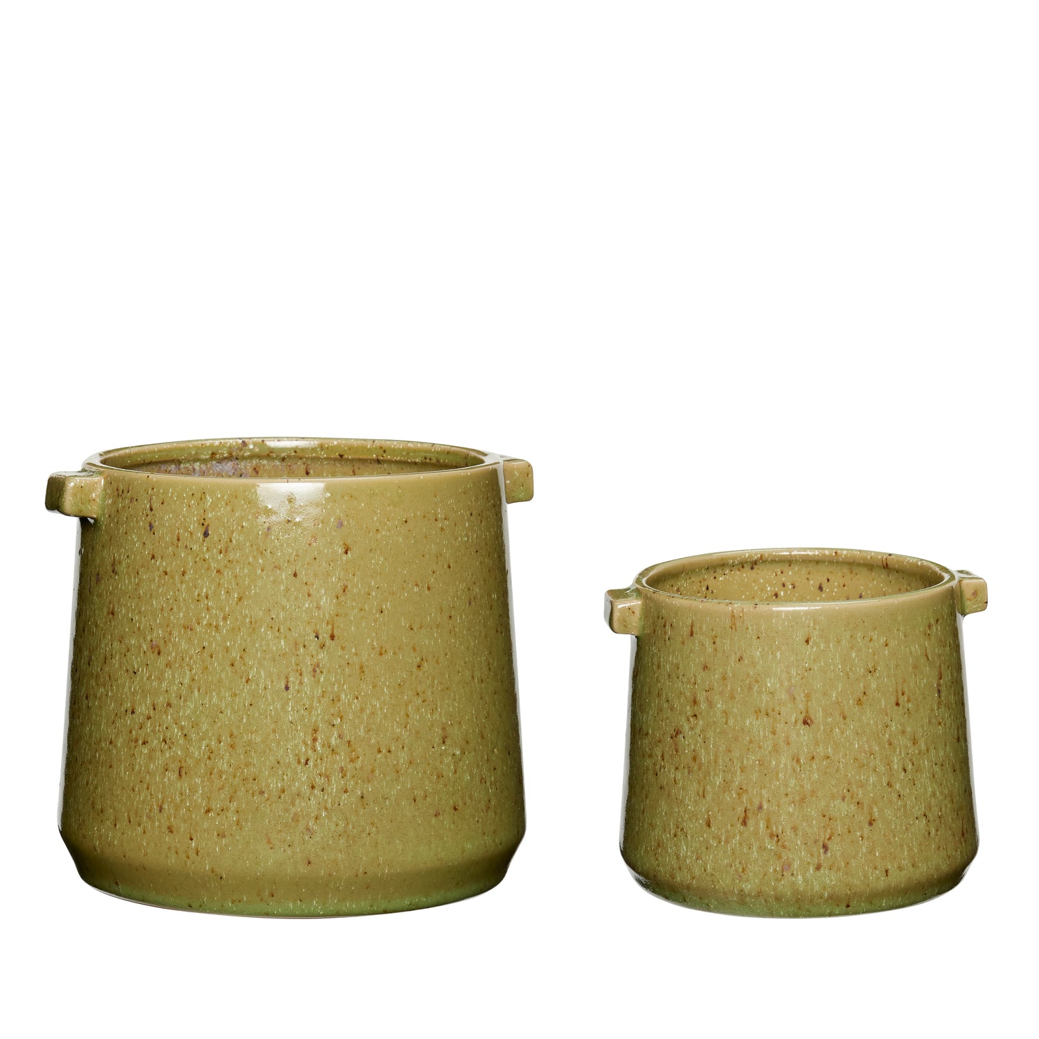 Vibe Pot Green (2er-Set) – ø17xh14, ø22xh19cm