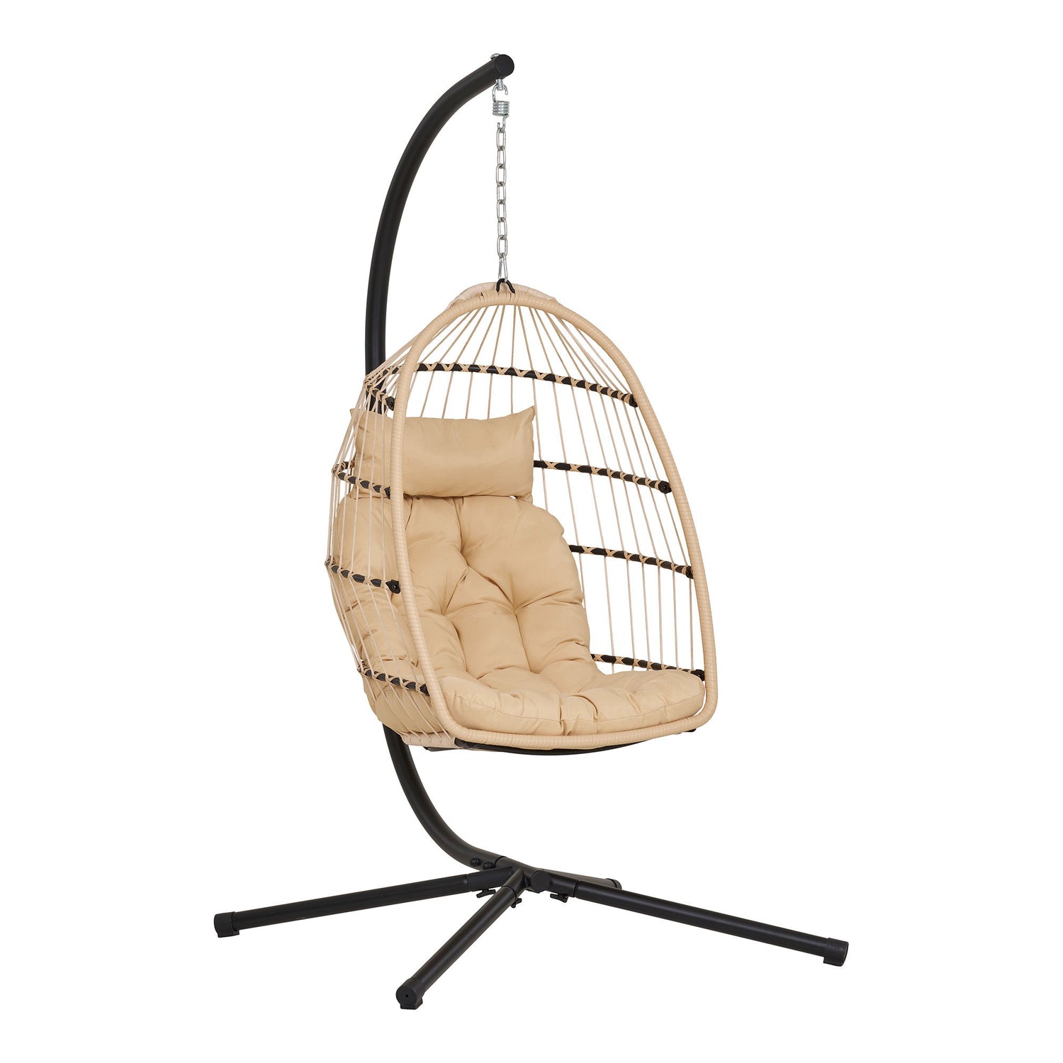 Hanging Stuhl, Stahlständer, faltbarer Sitz, inkl.