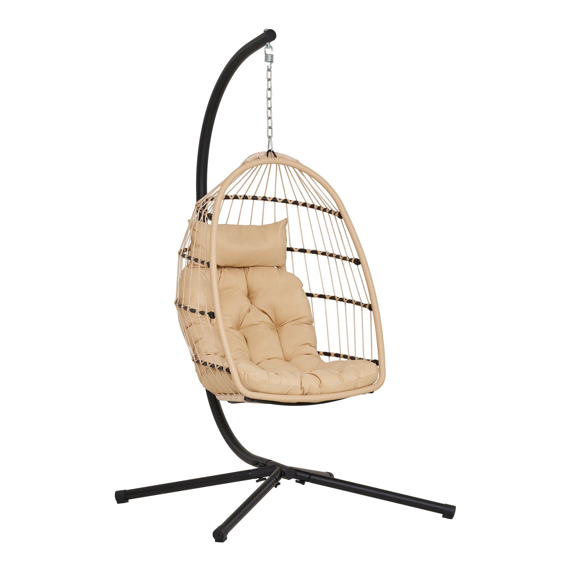 Hanging Stuhl, Stahlständer, faltbarer Sitz, inkl.