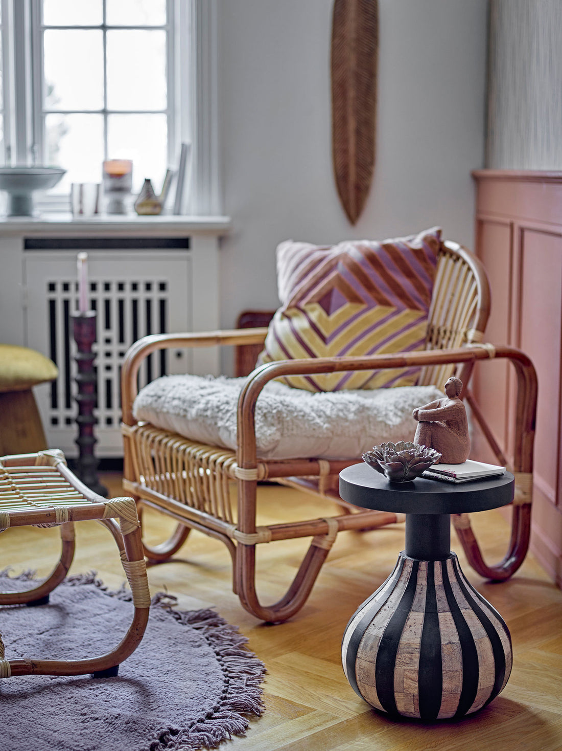 Bloomingville Aloise Side Table, Schwarz, FSC 100%® Mango