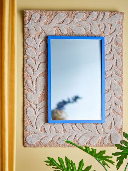 Bloomingville Atle Wall Mirror, Blau, MDF