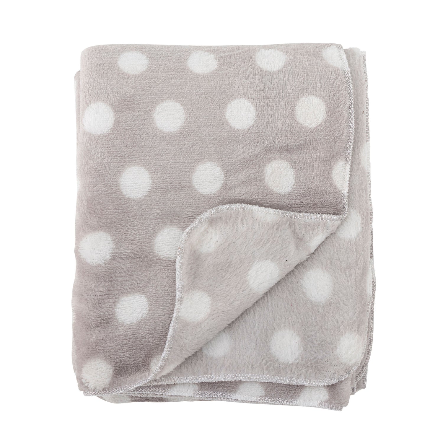 Bloomingville Mini Dolly Teddybär mit Decke, Weiß, Polyester
