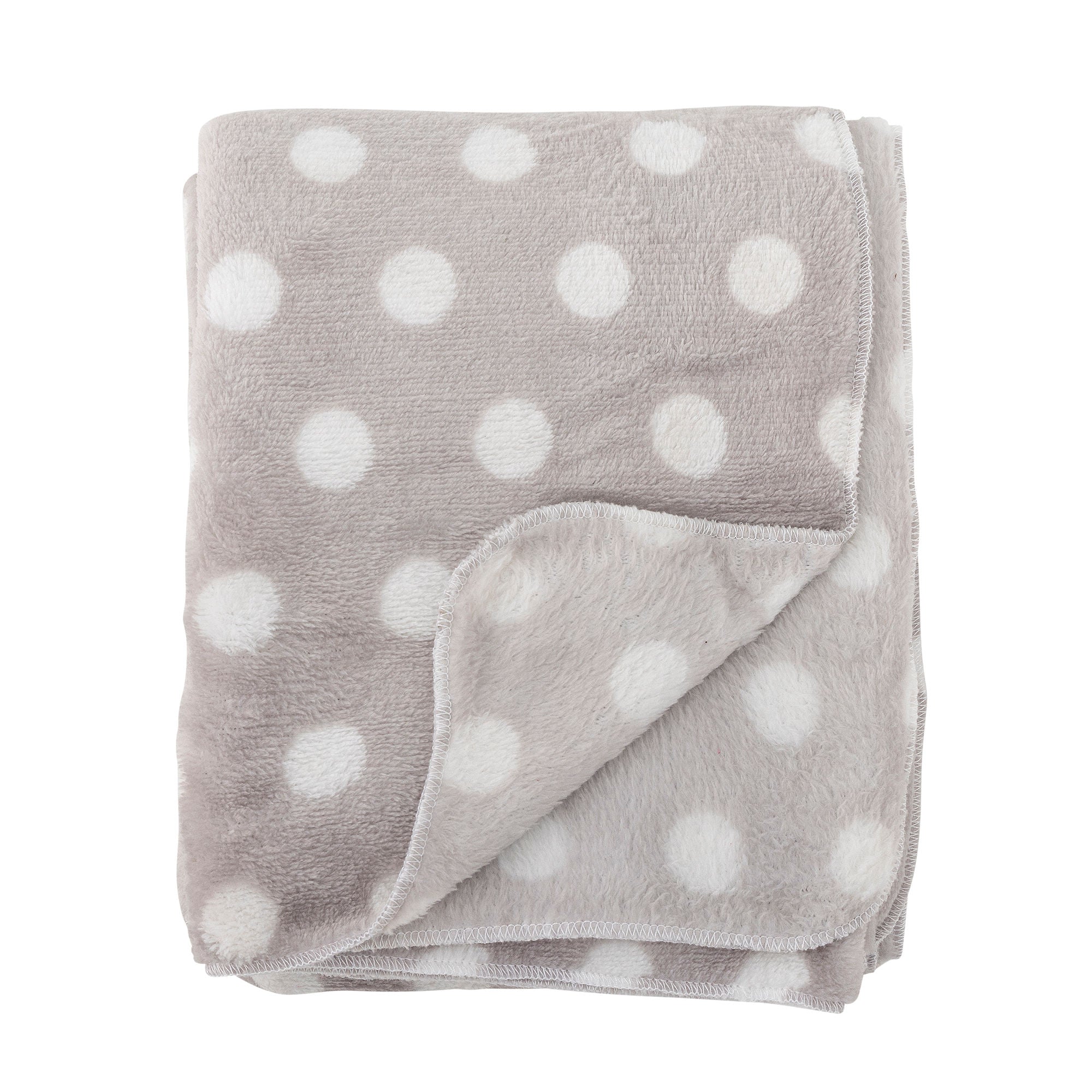 Bloomingville Mini Dolly Teddybär mit Decke, Weiß, Polyester