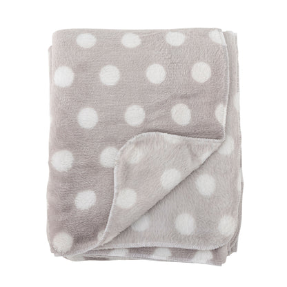 Bloomingville Mini Dolly Teddybär mit Decke, Weiß, Polyester