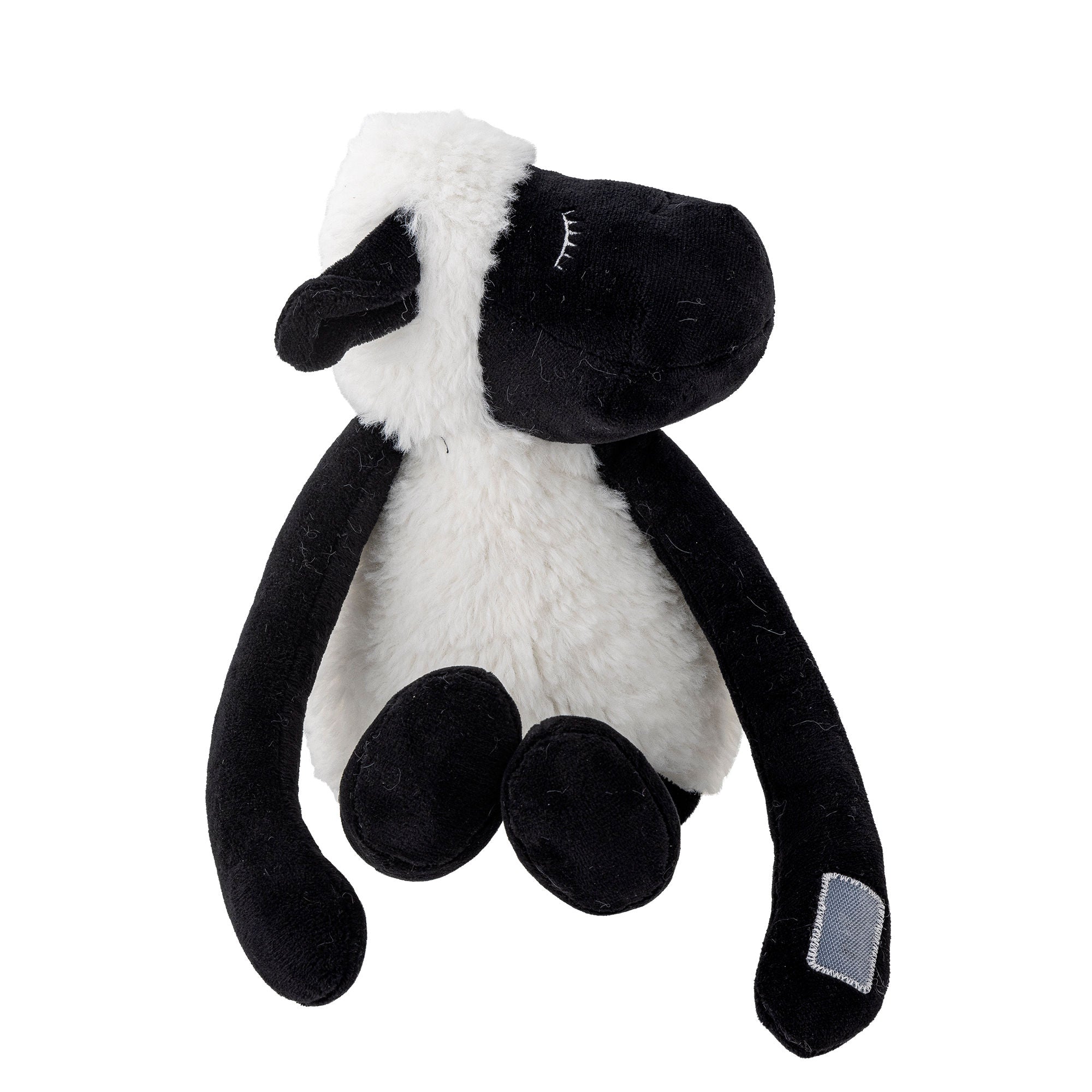 Bloomingville Mini Dolly Teddybär mit Decke, Weiß, Polyester