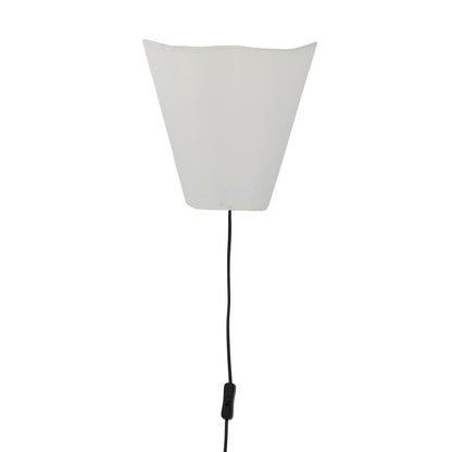 Bloomingville Janese Wandlampe, weiß, Papier