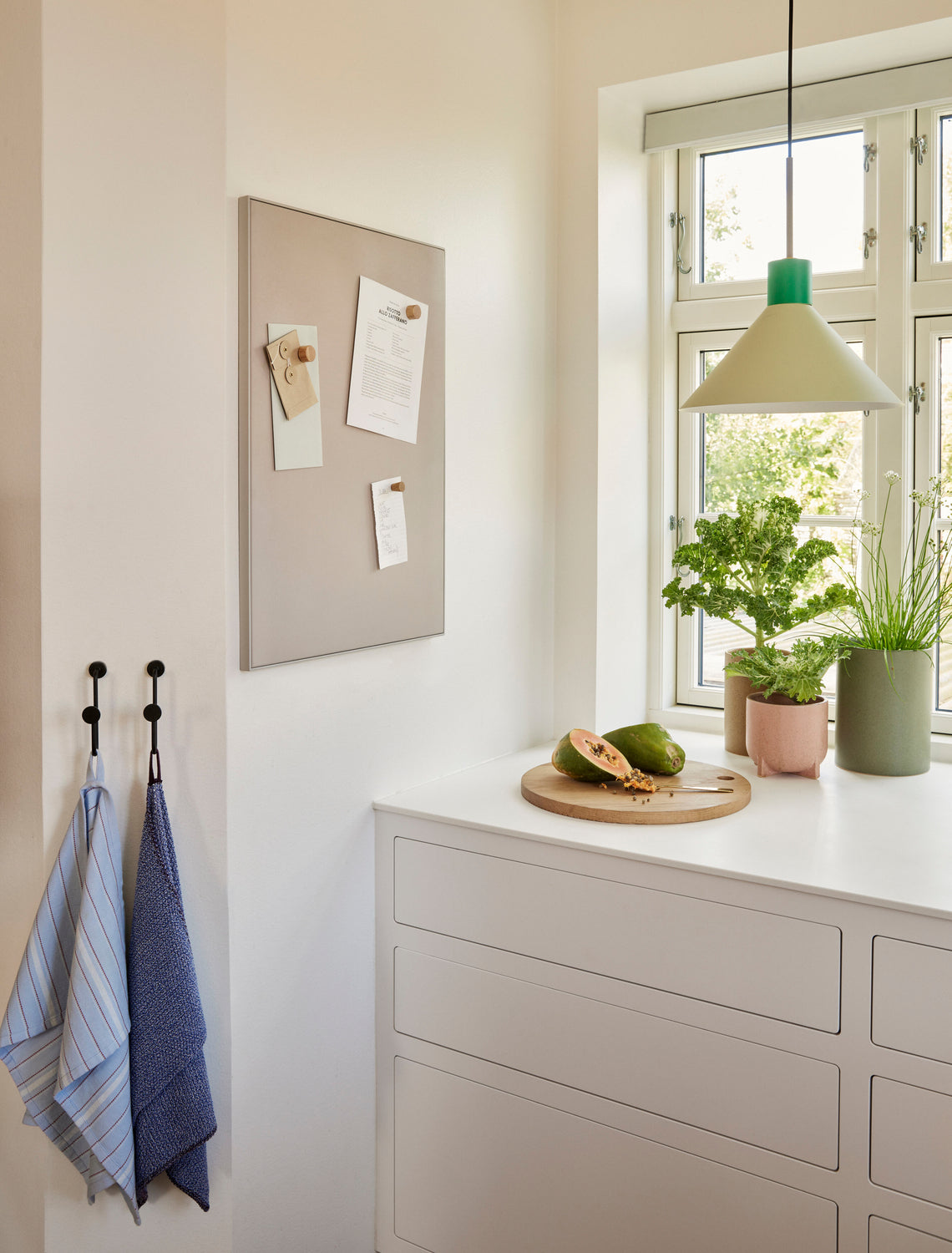 Monarch Schneidebretter rund, natur (2er-Set) – ø33xh2, ø40xh2cm