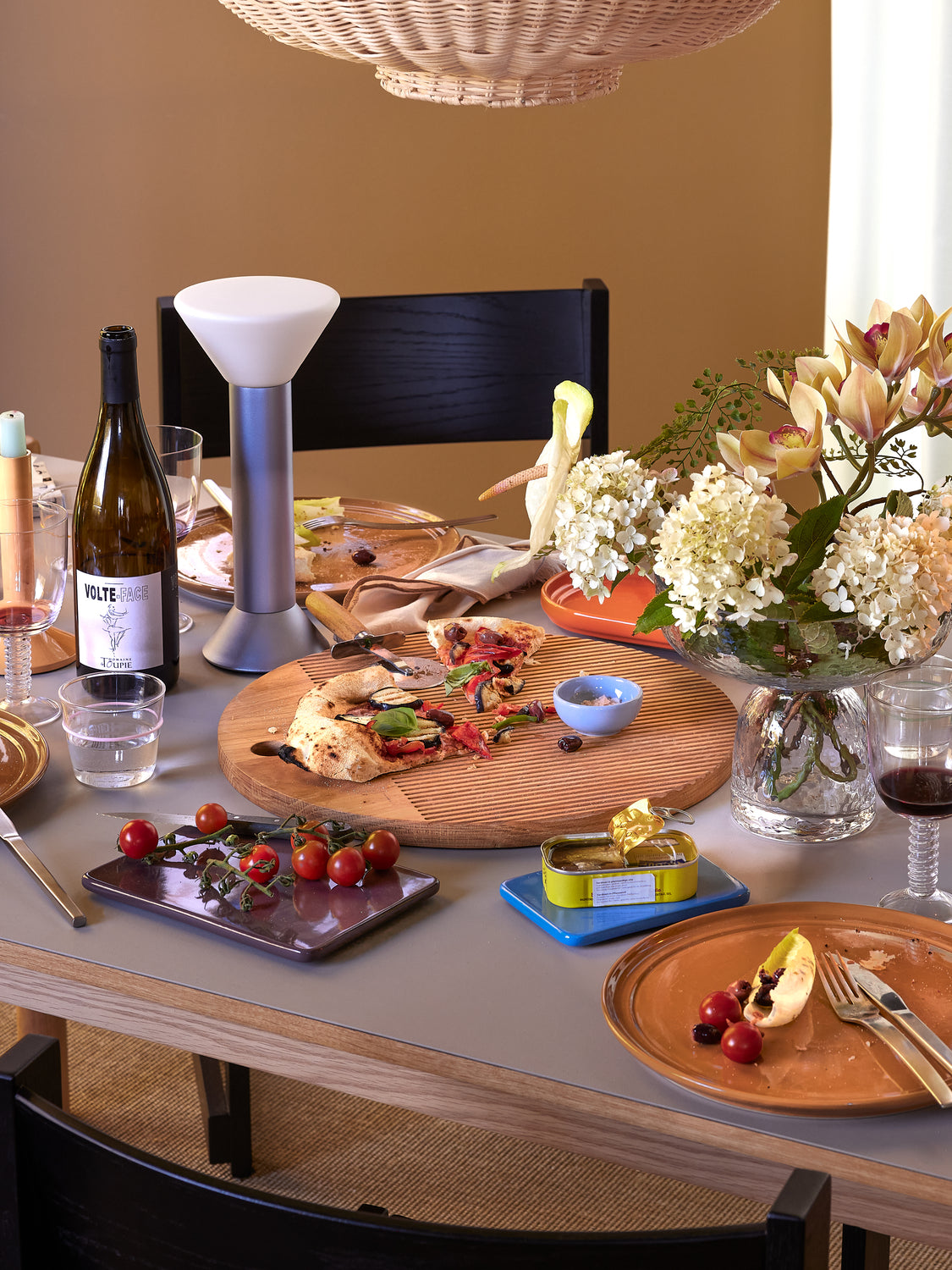 Monarch Schneidebretter rund, natur (2er-Set) – ø33xh2, ø40xh2cm