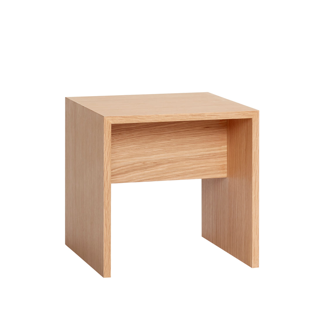 Weniger Seitentabelle Natur - 40x40xh40cm
