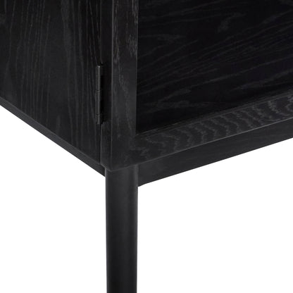 Museumskonsolentisch Schwarz - 90x35xh90cm
