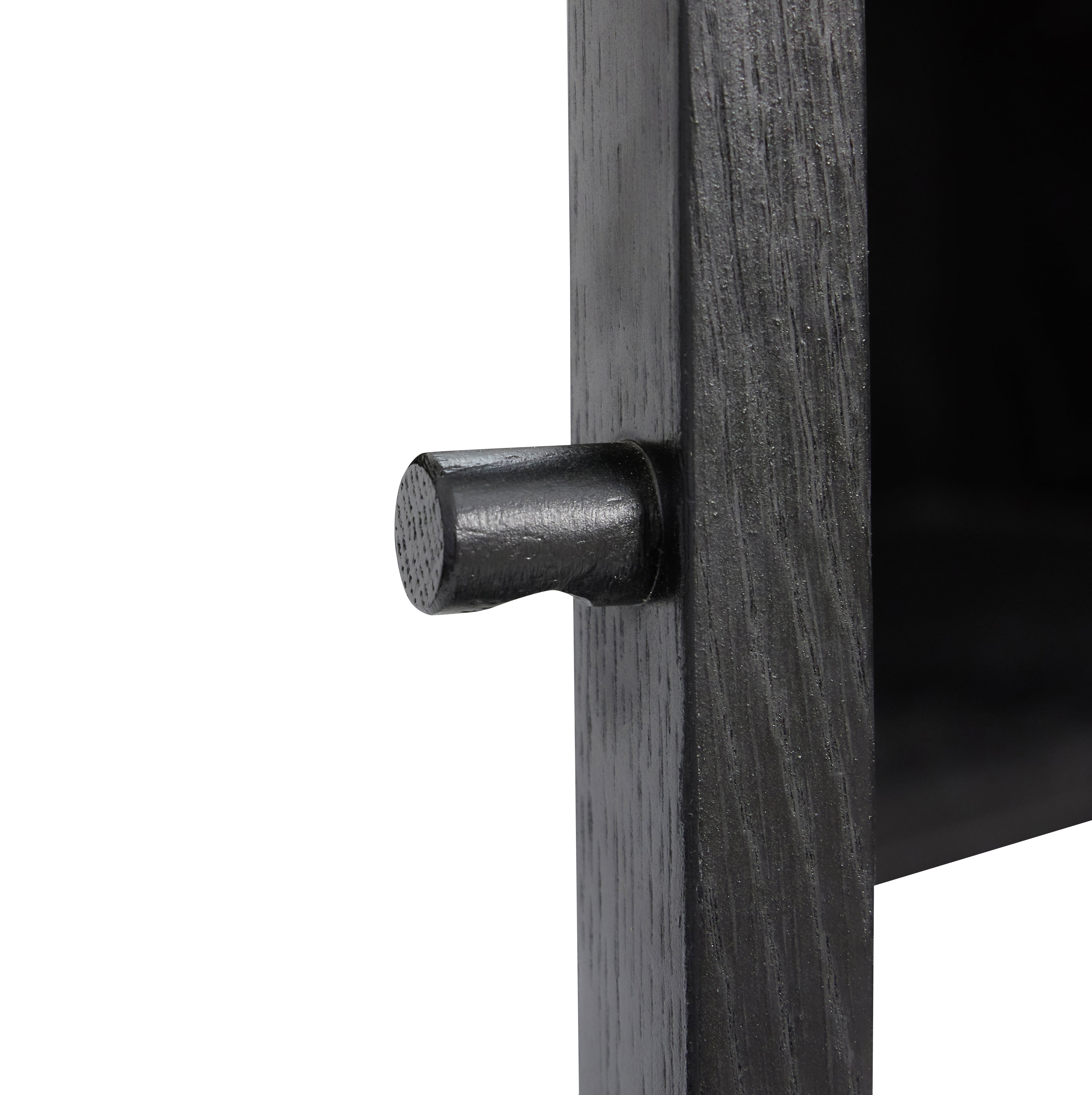 Museumskonsolentisch Schwarz - 90x35xh90cm