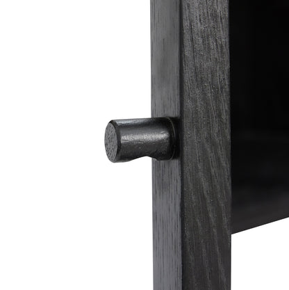 Museumskonsolentisch Schwarz - 90x35xh90cm
