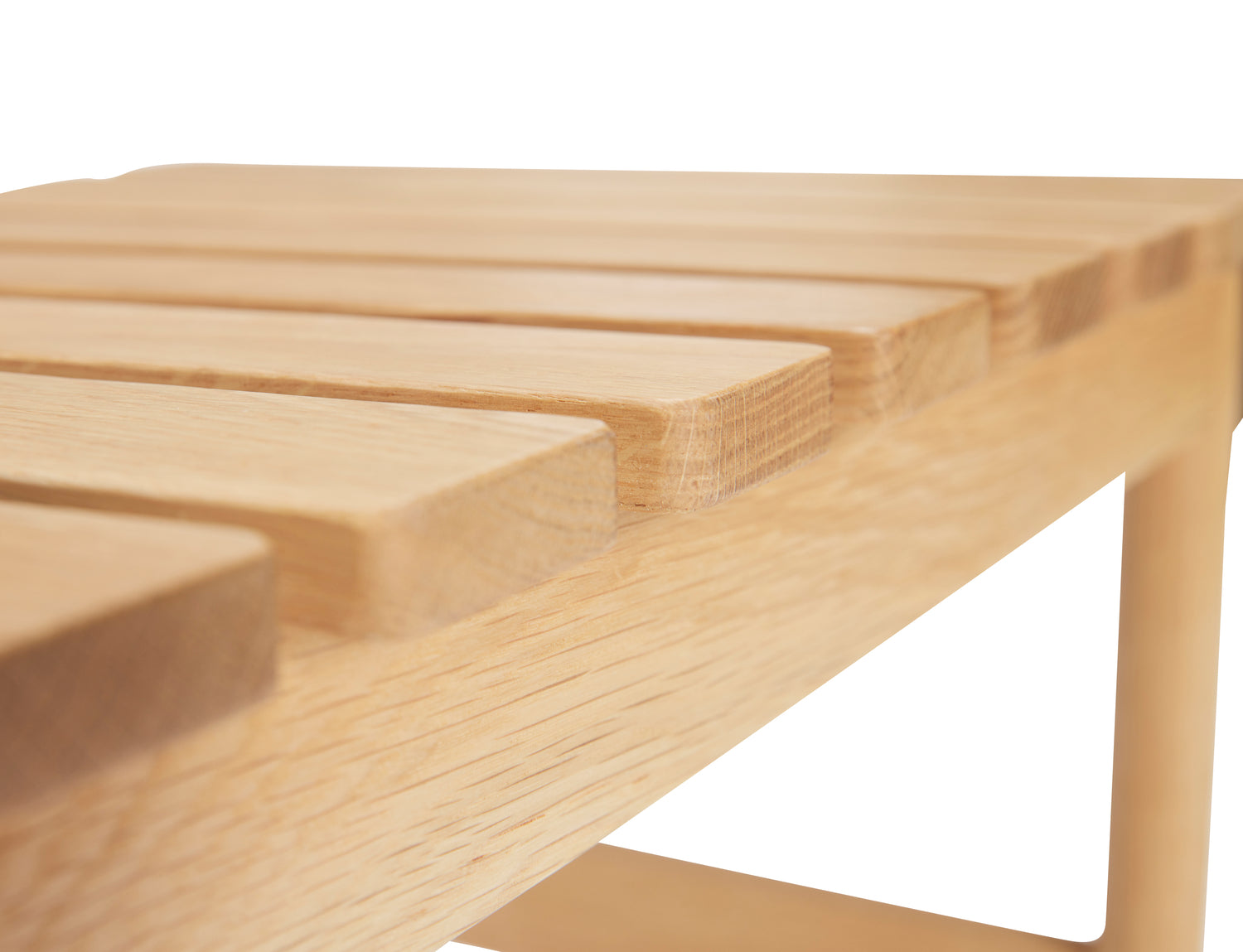 Reihenbank groß Natur - 122x40xh45cm