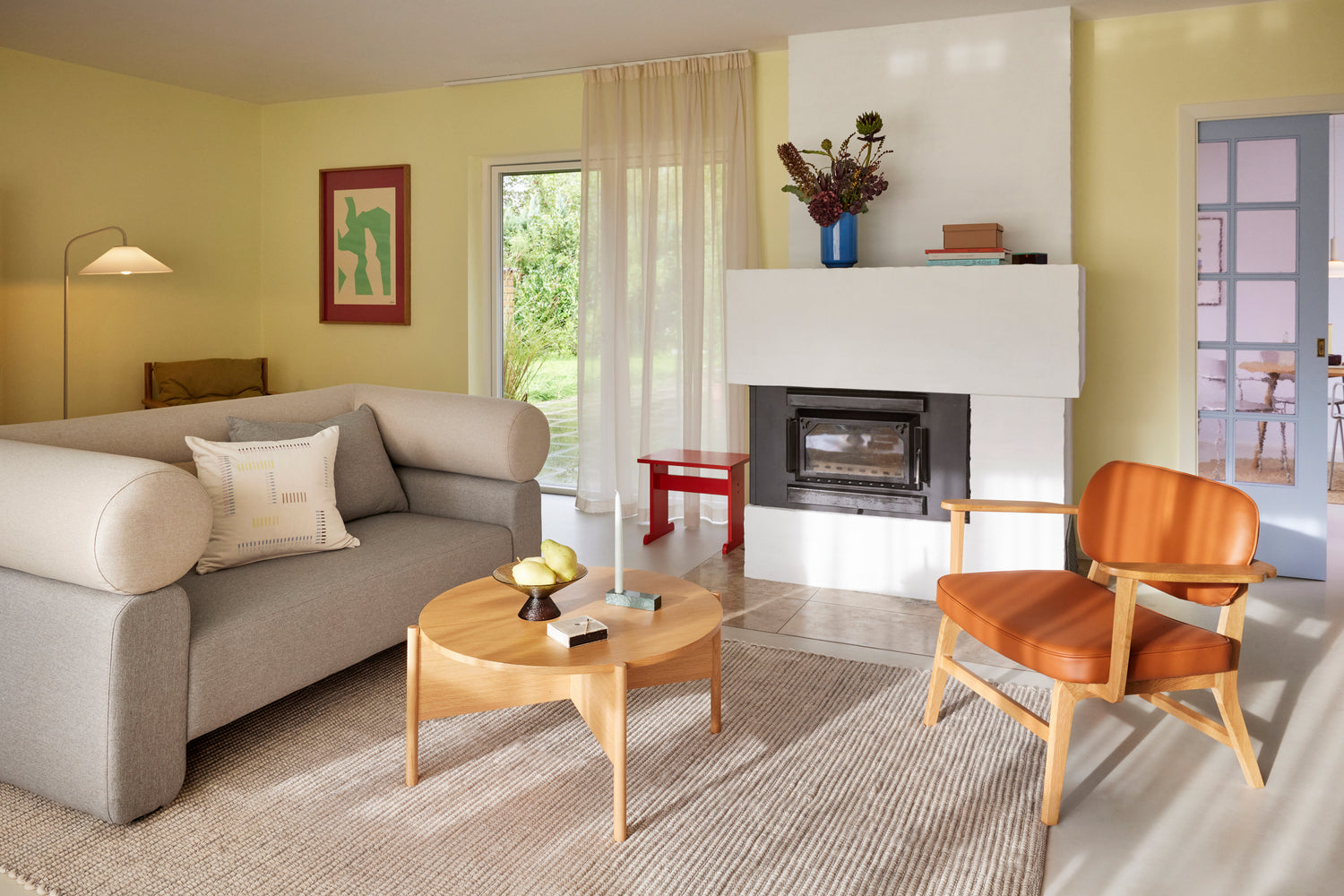 Heritage Couchtisch Natur – ø86xh40cm