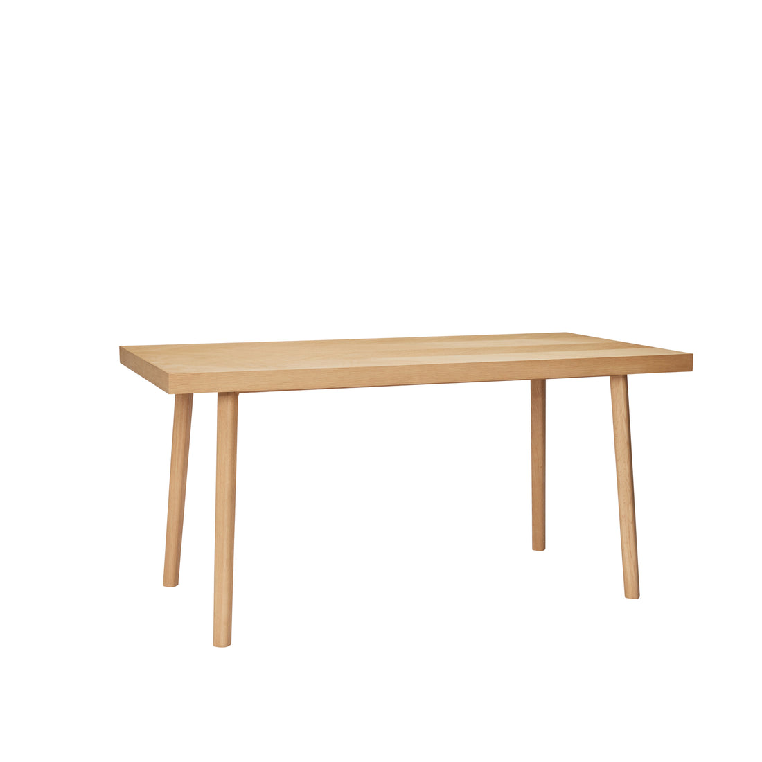 Fischgräten -Esstisch kleine Natur - 160x80xh78cm