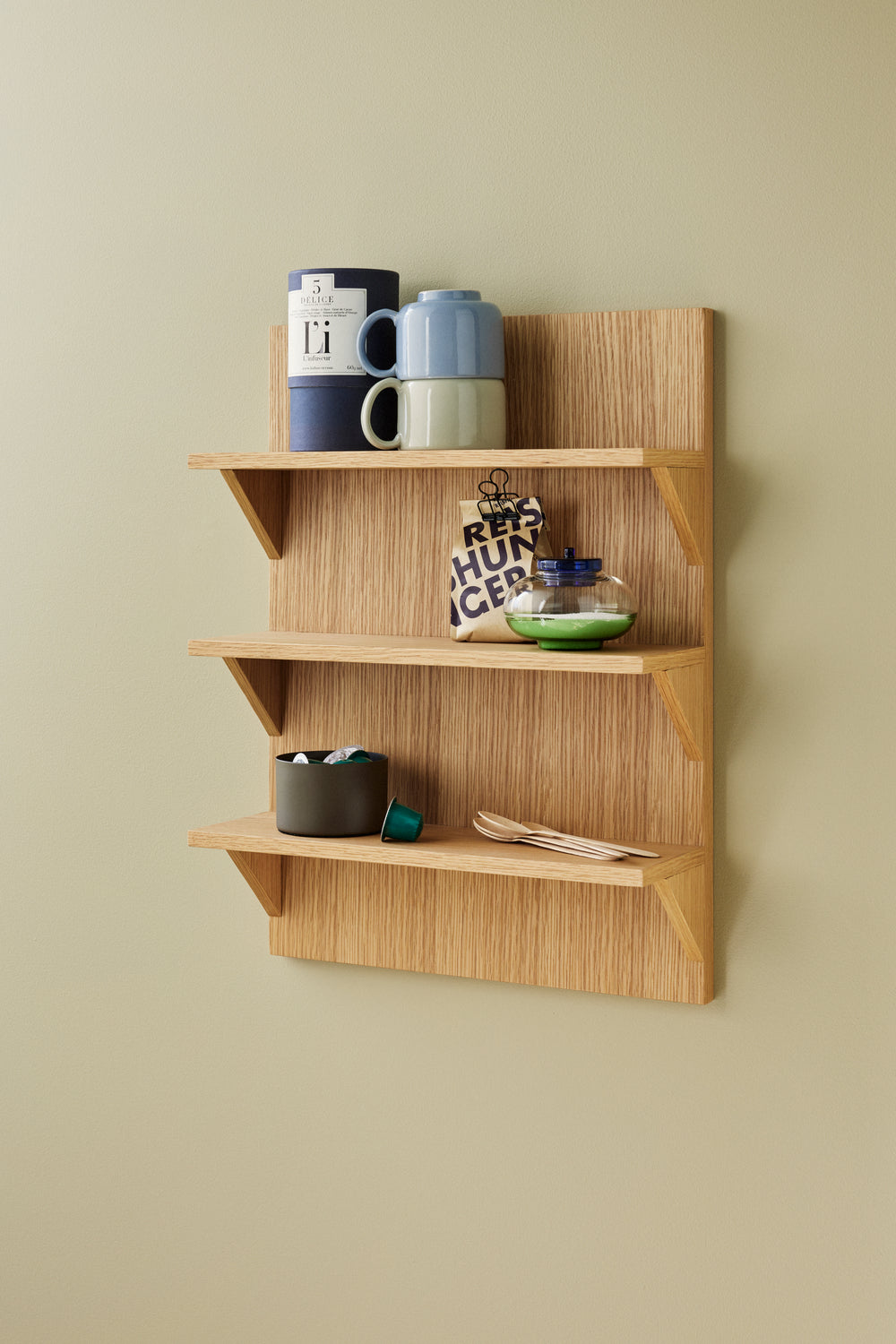 Straight Bookcase Natural - 40x14xh54cm